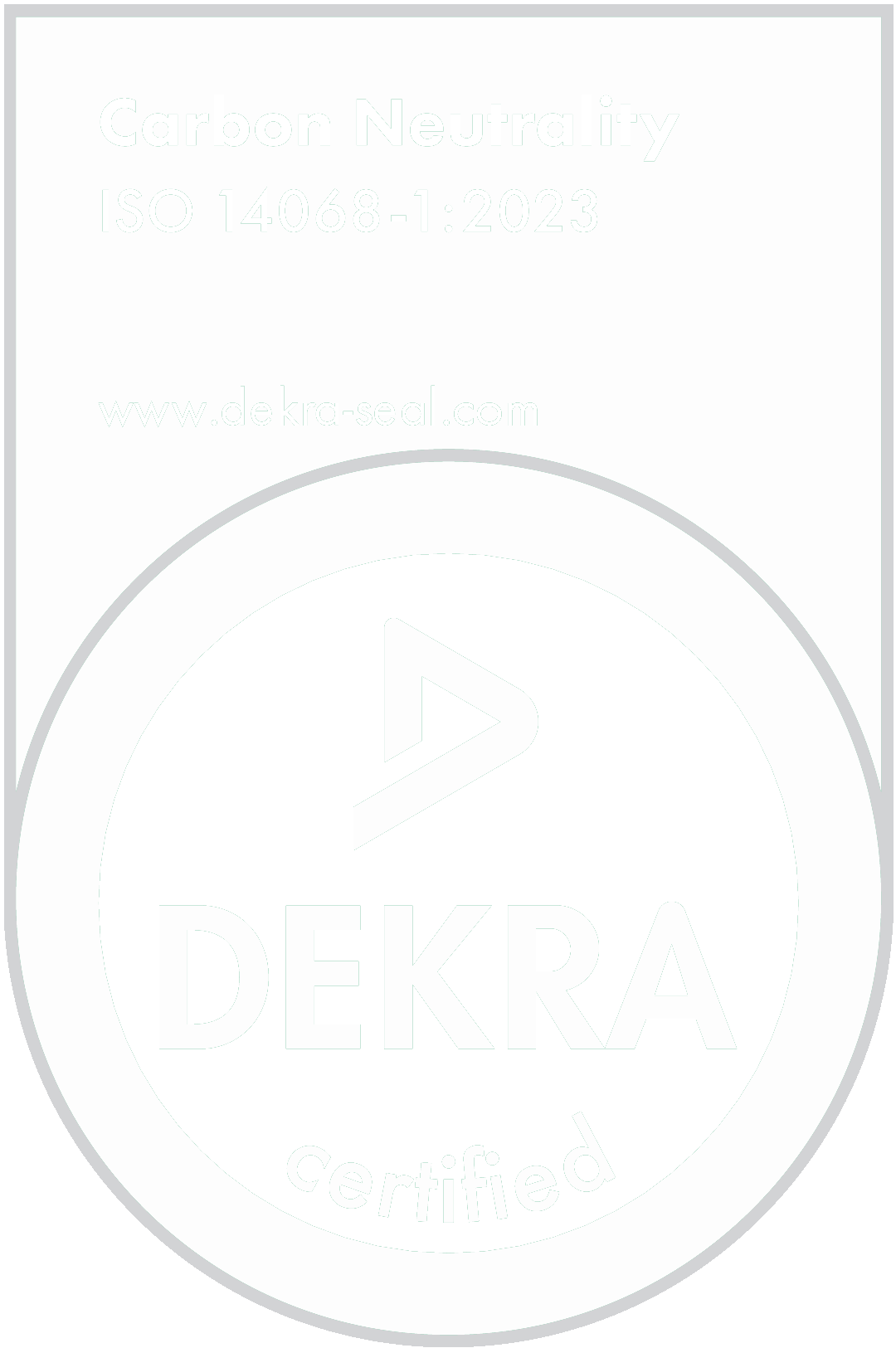 DEKRA Carbon Neutrality certified