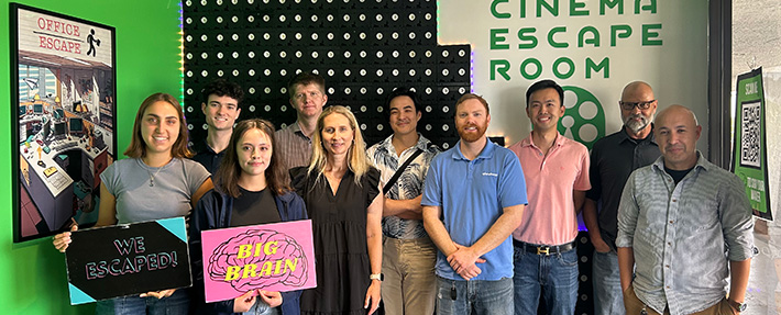 Special escape room event for summer interns 