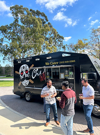 Employee appreciation day churro truck 